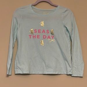 Lilly Pulitzer Seas The Day long sleeve shirt